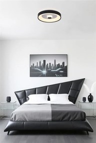 Plafoniera LED design modern Polka negru