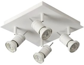 Lucide 17990/19/31 - Lampa spot LED TWINNY-LED 4xGU10/4,5W/230V alba 25cm