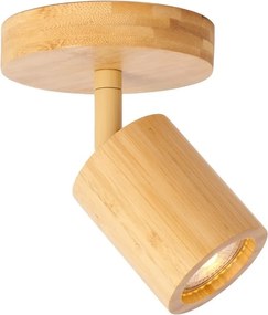 Spot aplicat directionabil din bambus natur Java