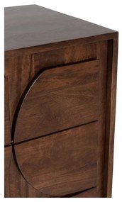 Comodă maro din lemn de mango 145x76x40 cm Trisha – MOME