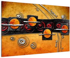 Tablou abstacției - Panete (90x60 cm)