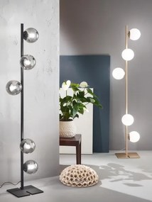 Ondaluce - Lampadar MONILE 5xE14/10W/230V auriu/alb