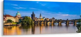Tablou cu podul Carol (120x50 cm)