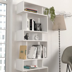 Bloc de bibliotecă alb