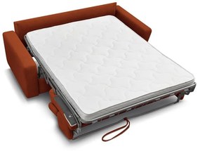 Canapea cărămizie extensibilă 195 cm Monaco – Bobochic Paris