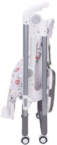 Scaun de masa pentru copii si bebe NOVOKIDS™ Go baby reglabil in 6 trepte de inaltime , Pliabil , Centura de siguranta, Sezut comfortabil, Masuta