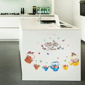 Sticker perete Tea Pots