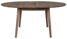 Masă de dining rotundă extensibilă din lemn de stejar ø 118 cm Metz – House Nordic