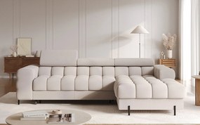 Colțar lemn masiv Felaro extensibil 285×181 cm - sola 18