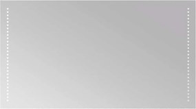 vidaXL Oglindă de baie cu LED, 90x50 cm