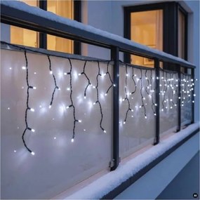 Ghirlandă LED de exterior 50xLED/3x0,4m IP44 alb rece