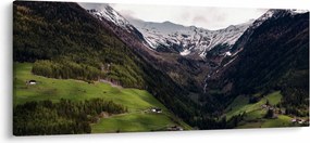 Tablou - Valea la poalele munților (120x50 cm)
