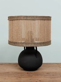 Lampa de masa, cu abajur din iuta natuala, Luanda