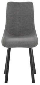 STONES Scaun acoperit cu material textil ușor de curățat. Picioare din metal vopsit 45cm X 56cm H. 86cm | Aosom Romania