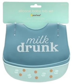 Set bavete din silicon Milk Drunk - Pearhead