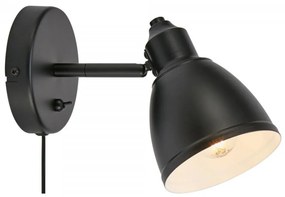 Lampă de perete Markslöjd 108712 STORY 1xE14/40W/230V negru