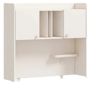 Unitate cu 2 usi pentru birou, cu port USB si rafturi pentru carti, colectia Varia