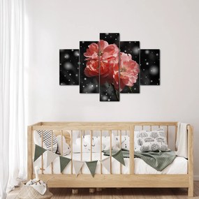 Tabloucu floare roz (150x105 cm)
