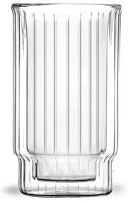 Set 2 pahare cu pereți dubli Vialli Design, 300 ml