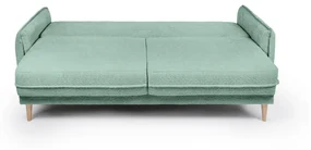 Canapea verde extensibilă cu tapițerie din stofă bouclé 215 cm Patti – Bonami Selection