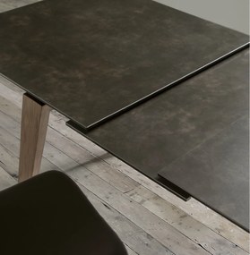 Masa dining extensibila design modern Walnut, 180-230x90cm AC-DT797