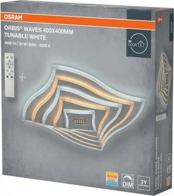 Osram - Plafonieră LED dimabilă ORBIS WAVES LED/30W/230V 2600-6000K +DO