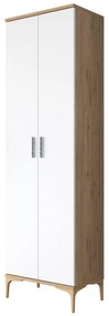 Dulap cu rafturi Jenaretta 2 (Nuc + alb). 1106728