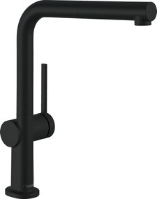 Baterie chiuveta bucatarie neagra cu dus extractibil Hansgrohe Talis M54 72808670 Negru mat