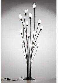 Jupiter 2058 - Lampă de podea GLORIOSA, 9 x G9, 14 W, 230 V, neagră