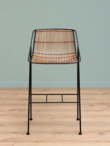 Scaun de bar din rattan, " Kuro "