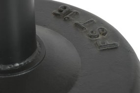 Scaun rotativ de bar din piele naturala si metal, stil industrial, "Rotor"