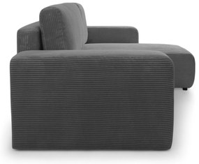 Colțar extensibil Avia Mini universal - grafit catifea reiată Lincoln 90