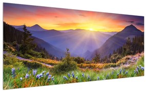Tablou cu peisaj de pădure (120x50 cm), în 40 de alte dimensiuni noi