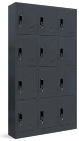 Dulap Martin antracit (90x185 cm)