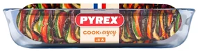Tavă de copt din sticlă Pyrex 4,9 l, 40 x 27 x 7cm, L