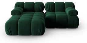 Canapea verde cu tapițerie din catifea 191 cm Bellis – Micadoni Home