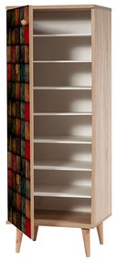 Mobilier pentru hol Feliz 502 (Stejar sonoma + Verde). 1089409