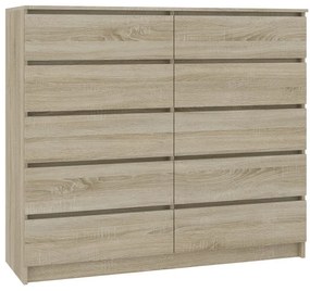Supermobel Comoda AREVA K140 10SZ, 138x121x40, sonoma
