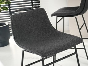 Scaun Sara (grafit închis + negru). 1110744