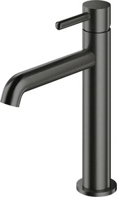 Baterie lavoar monocomanda Omnires Y finisaj grafit periat