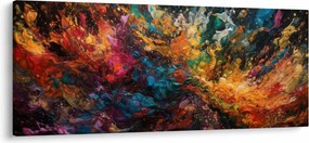 Tablou - Abstracția culorilor II. (120x50 cm)