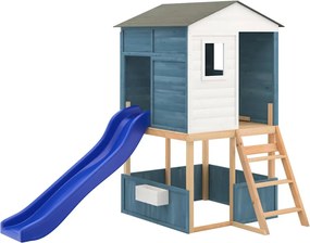 vidaXL Set de joacă pentru exterior, lemn masiv de brad