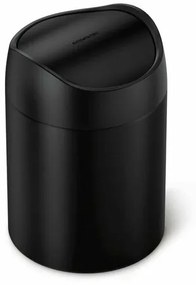 Coș de gunoi Simplehuman pentru masă MINI 1,5 l, negru
