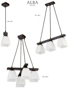 Jupiter 1112 - AB4 -  Lustra ALBA 4xE27/60W/230V