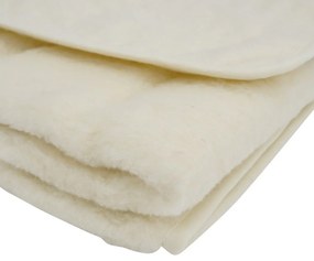 Pătură de lână merino Native Natural, 140 x 200 cm, bej