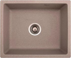 Chiuveta compozit Inter Ceramic finisaj granit 55x45 cm fara picurator