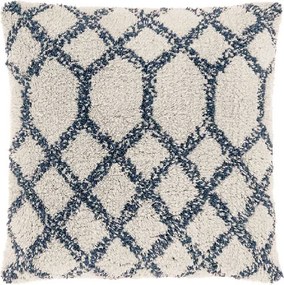 Perna decorativa MELANIE 45x45 cm, albastra