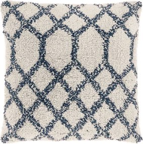 Perna decorativa MELANIE 45x45 cm, albastra