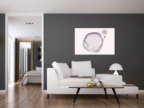 Tablou - Minimalism violet N⁰4 (90x60 cm)