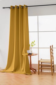 Draperie mustar OXFORD 140x250 cm Agatat: Inele metalice